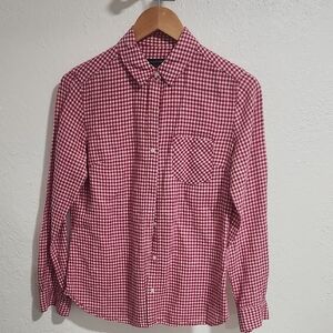 Banana Republic Red Gingham Women's Shirt